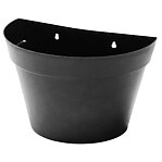Väggampel svart 25 cm