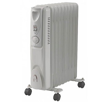 Oljeradiator 2000 w på hjul
