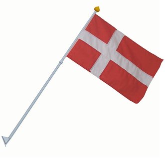 Fasadflagga dansk