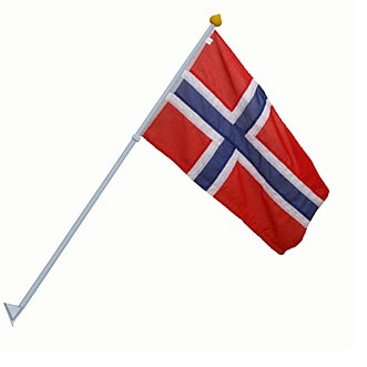Fasadflagga Norsk