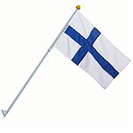 Fasadflagga Finsk