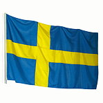 Flagga Sverige 225 x 360 cm