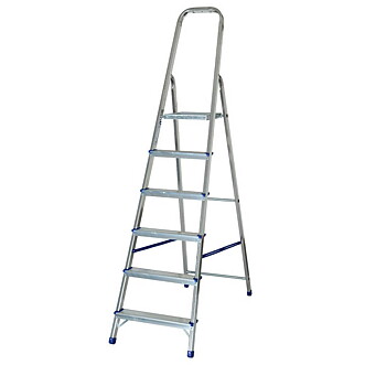 Trappstege 6-steg aluminium