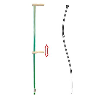 Lieorv stål längd 150 cm