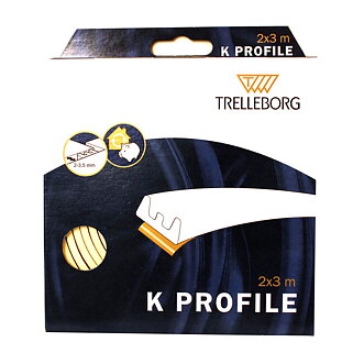 Tätningslist k-list 6 m vit