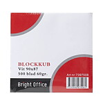 Blockkub 500 blad vit