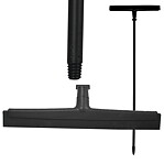 Golvskrapa 45 cm m.skaft 130cm