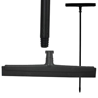 Golvskrapa 45 cm m.skaft 130cm