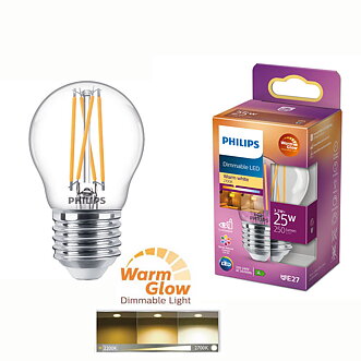 Led klot (25w) e27 dim wg