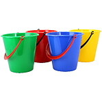 Hink plast 2 l. sort. färger