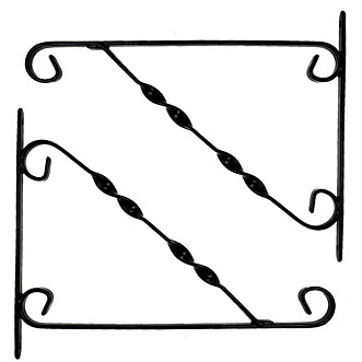 Ampelkonsoll smide 360 mm.