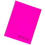 Kollegiebl.A4 pp intense rosa