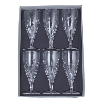 Glas öl 47 cl kristall 6-pack