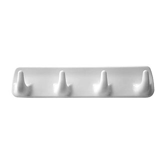 Kroklist 4-krok vit, längd 190 mm.