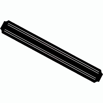 Magnetlist 380 mm svart