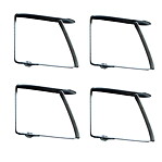 Bordduksklämma rostfri 4-pack