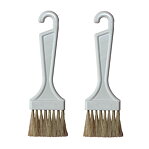 Brödpensel, 2-pack, plast/tagel