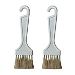 Brödpensel, 2-pack, plast/tagel
