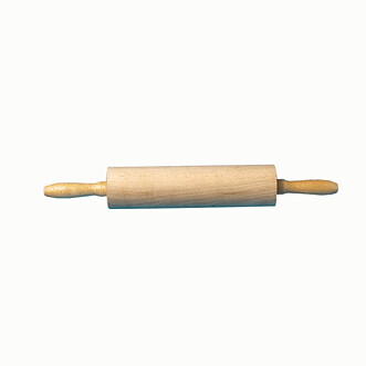 Brödkavel 375 x 70 mm.stålaxel