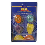 Is-kub 6 st sorterade frukter