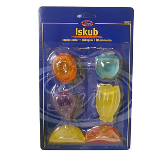 Is-kub 6 st sorterade frukter