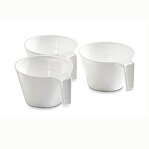 Dl-mått 3-pack vit