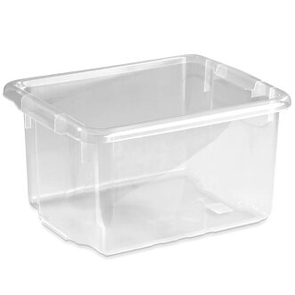 Förvaringsbox 23 l.transparent