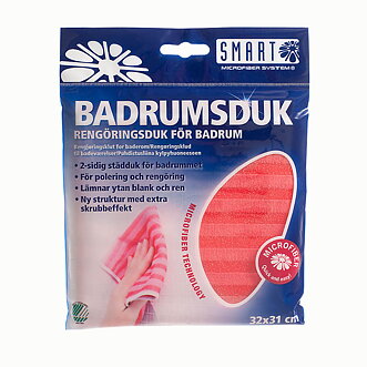 Badrumsduk m. skrubbeffekt