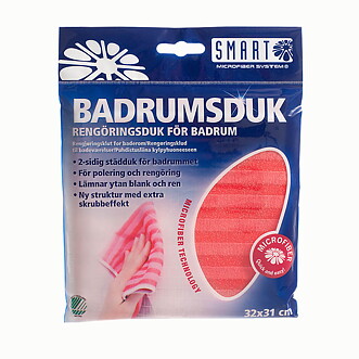 Badrumsduk m. skrubbeffekt