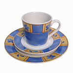 Kaffekopp 6 st med assiett