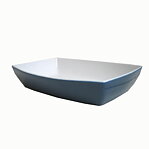 Form 28,5x19,5x5 blå,mröd,bru