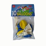 Sverige-ballong 10-pack