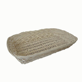 Brödkorg pil 320 mm vit
