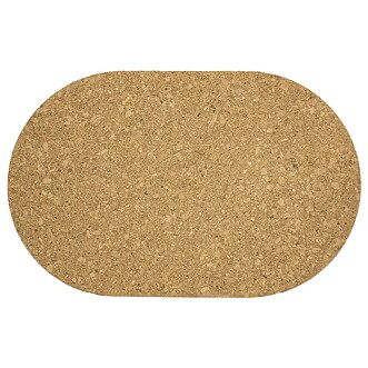 Korkunderlägg oval 340x220