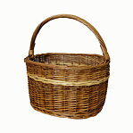 Bilkorg-Picknickkorg, pil,Längd 400 mm.