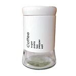 Kaffeburk, glas, vit 180mm
