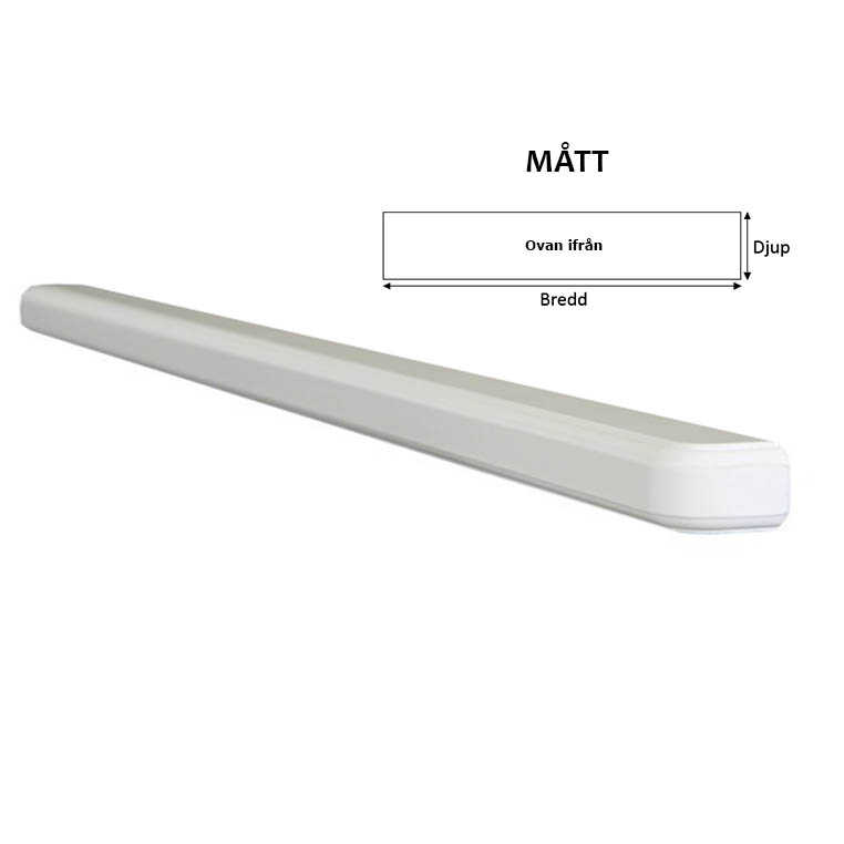 Fönsterbräda Gård vit 38mm hel - 3