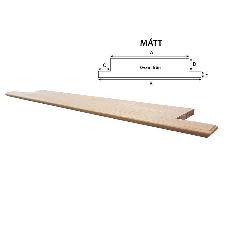 Fönsterbräda Nitton Tidlös ek inbyggd - 3