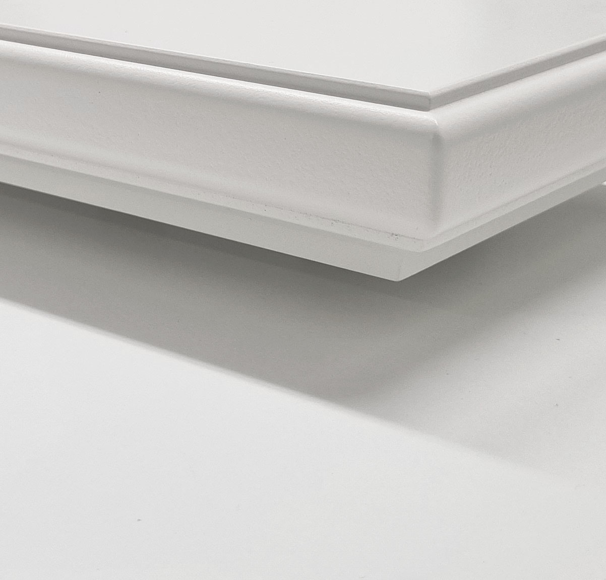 Fönsterbräda Sekelskifte vit inbyggd - Med ventilationshål - 2