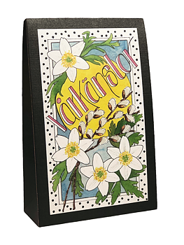 Presentask med ekologiska chokladbräck - 'Vårkänslor'