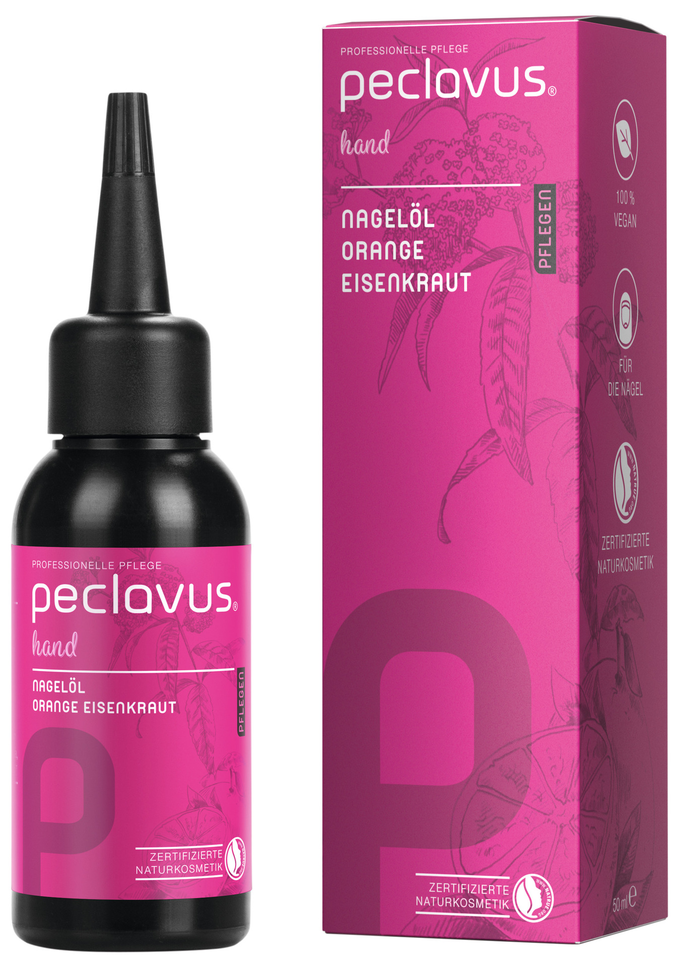 peclavus® hand Nagelolja, Apelsin-Verbena | Vårdande (50 ml) - 2