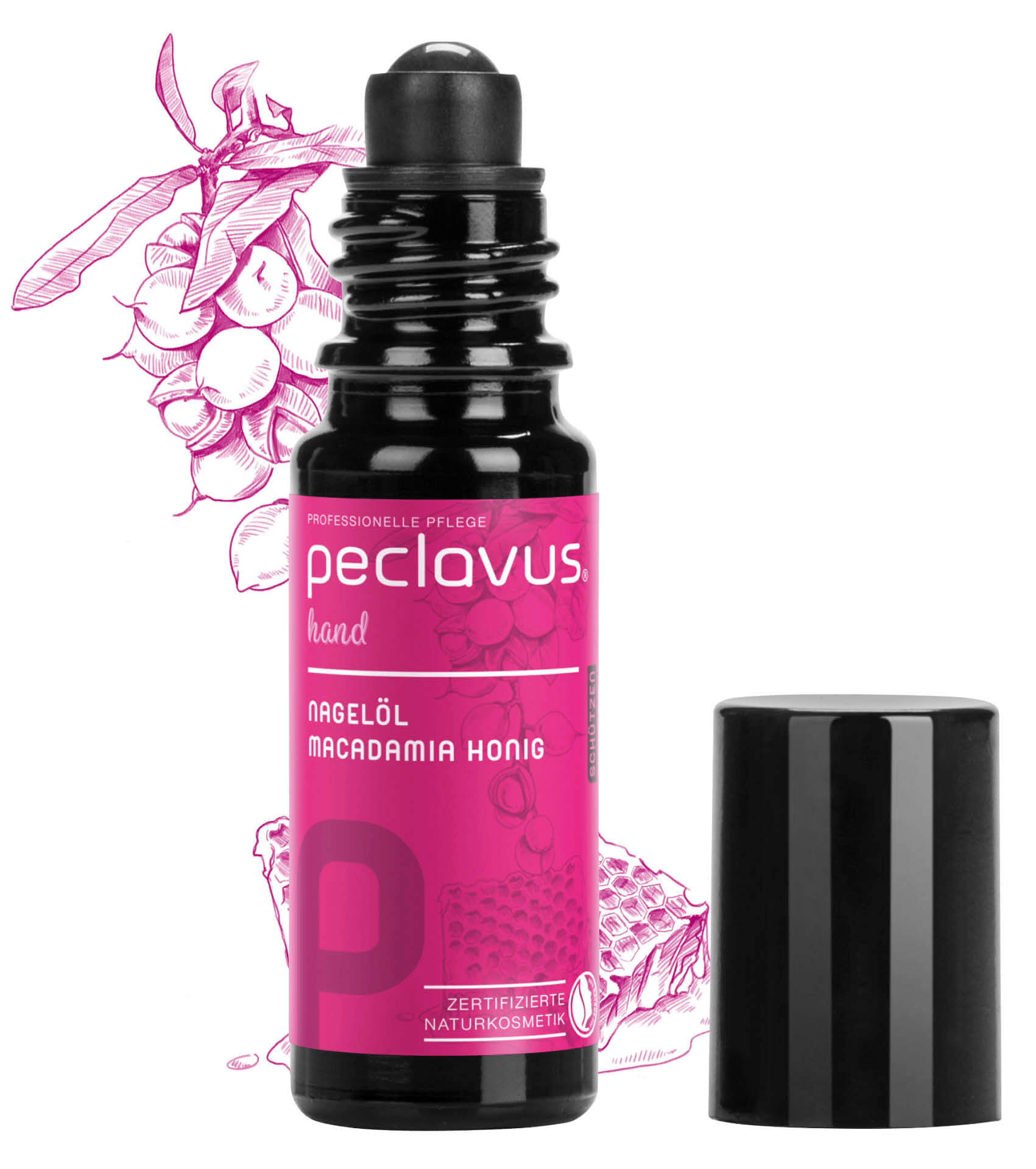peclavus® hand Nagelolja, Macadamia-Honung | Skyddande (10 ml)