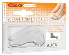 RUCK® AVLASTNING Smartgel, lilltåspridare med Hallux-Valgus skydd (2 st)