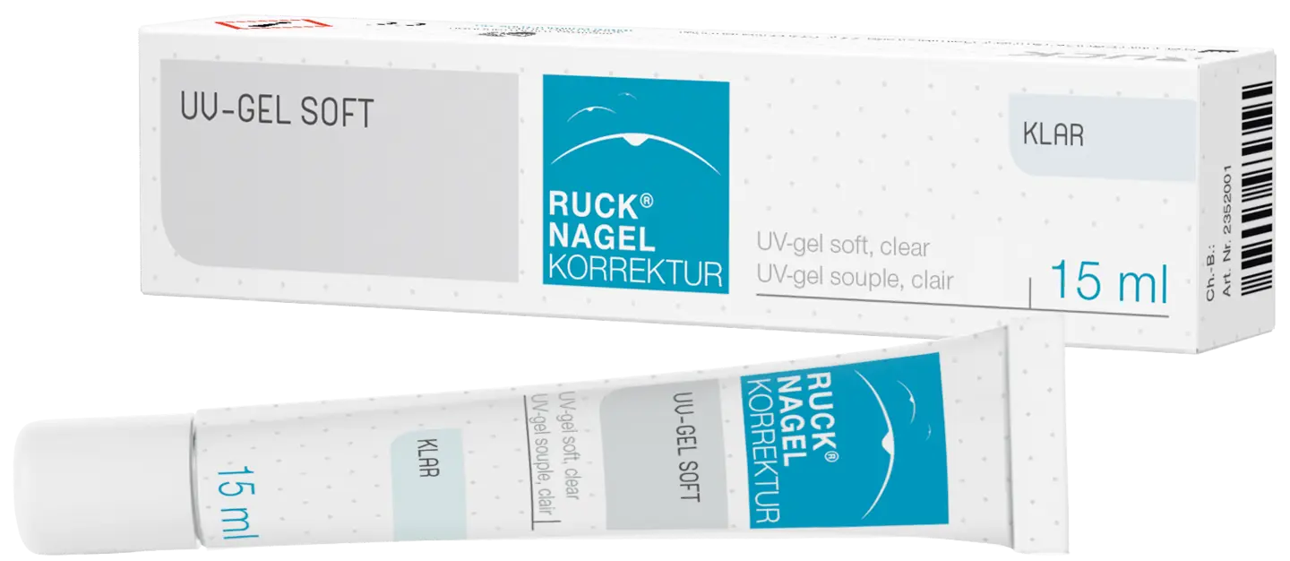 RUCK® NAGELKORRIGERING UV-Gel mjuk , opak (15 ml) - 2