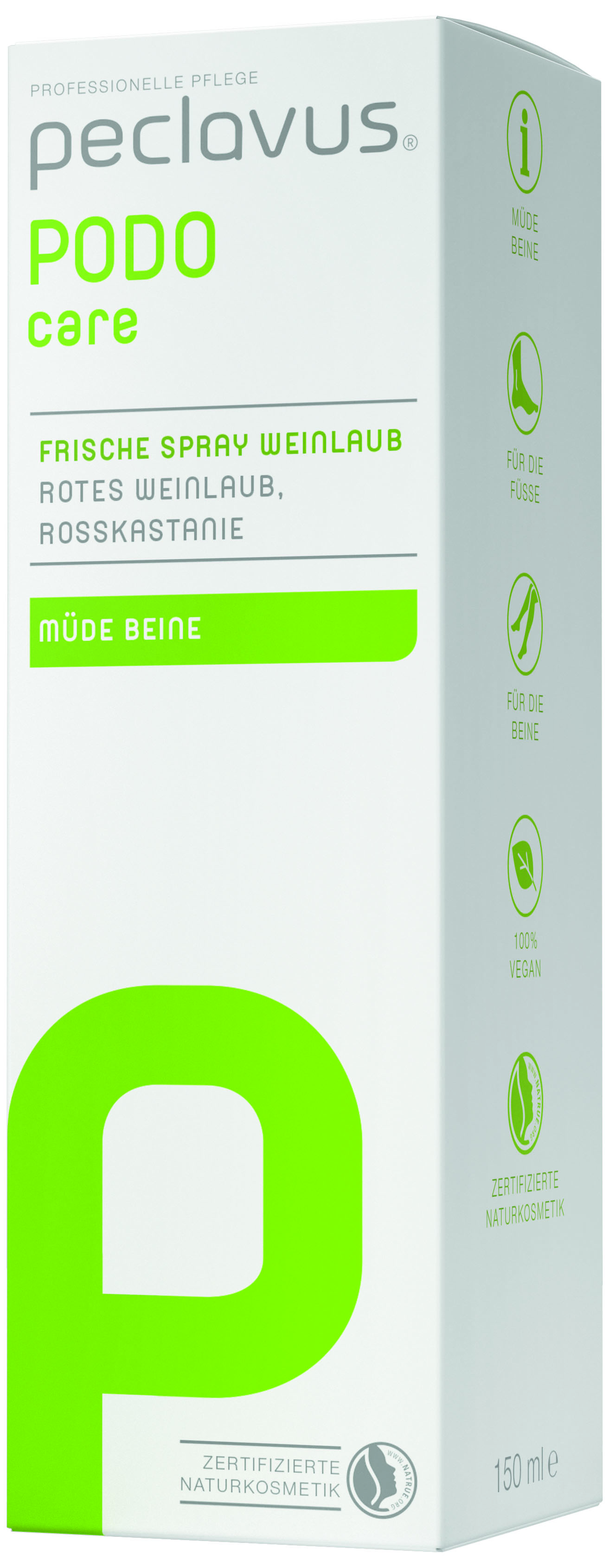 peclavus® PODOcare Uppfräschande spray Vinblad 150 ml - 3