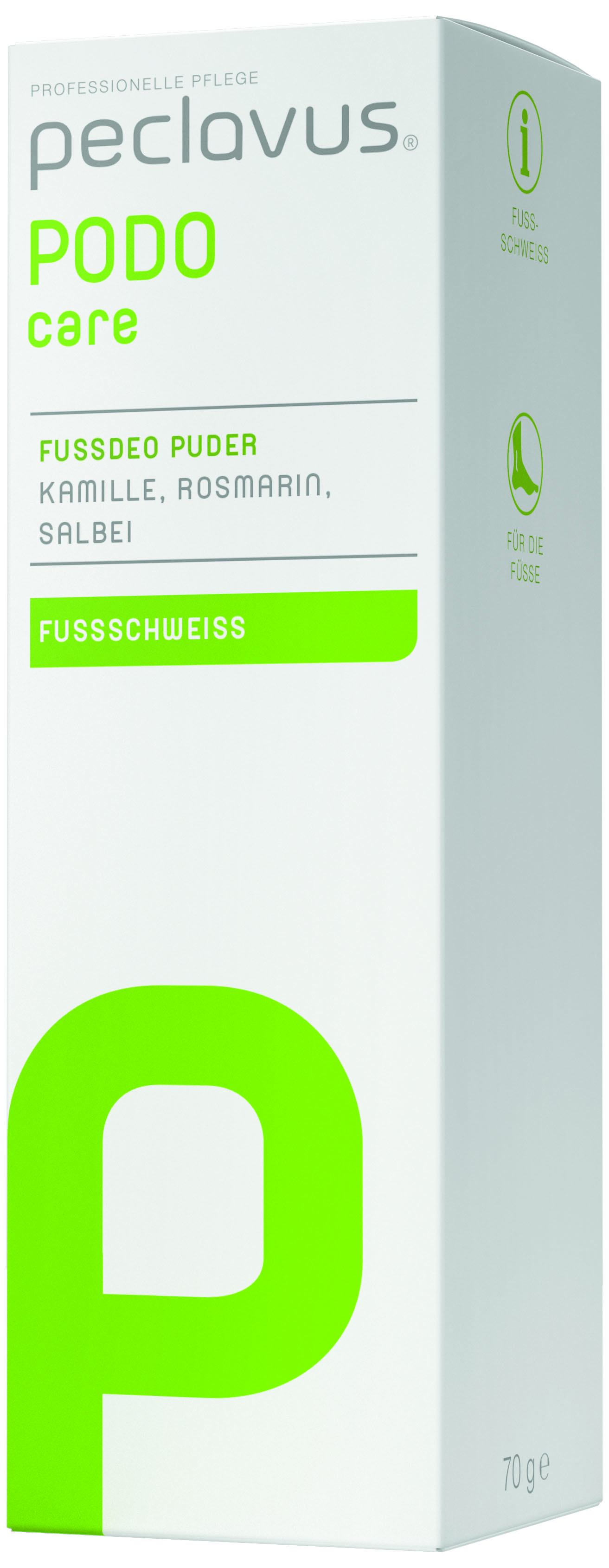peclavus® PODOcare Fotdeopuder 70 g - 3