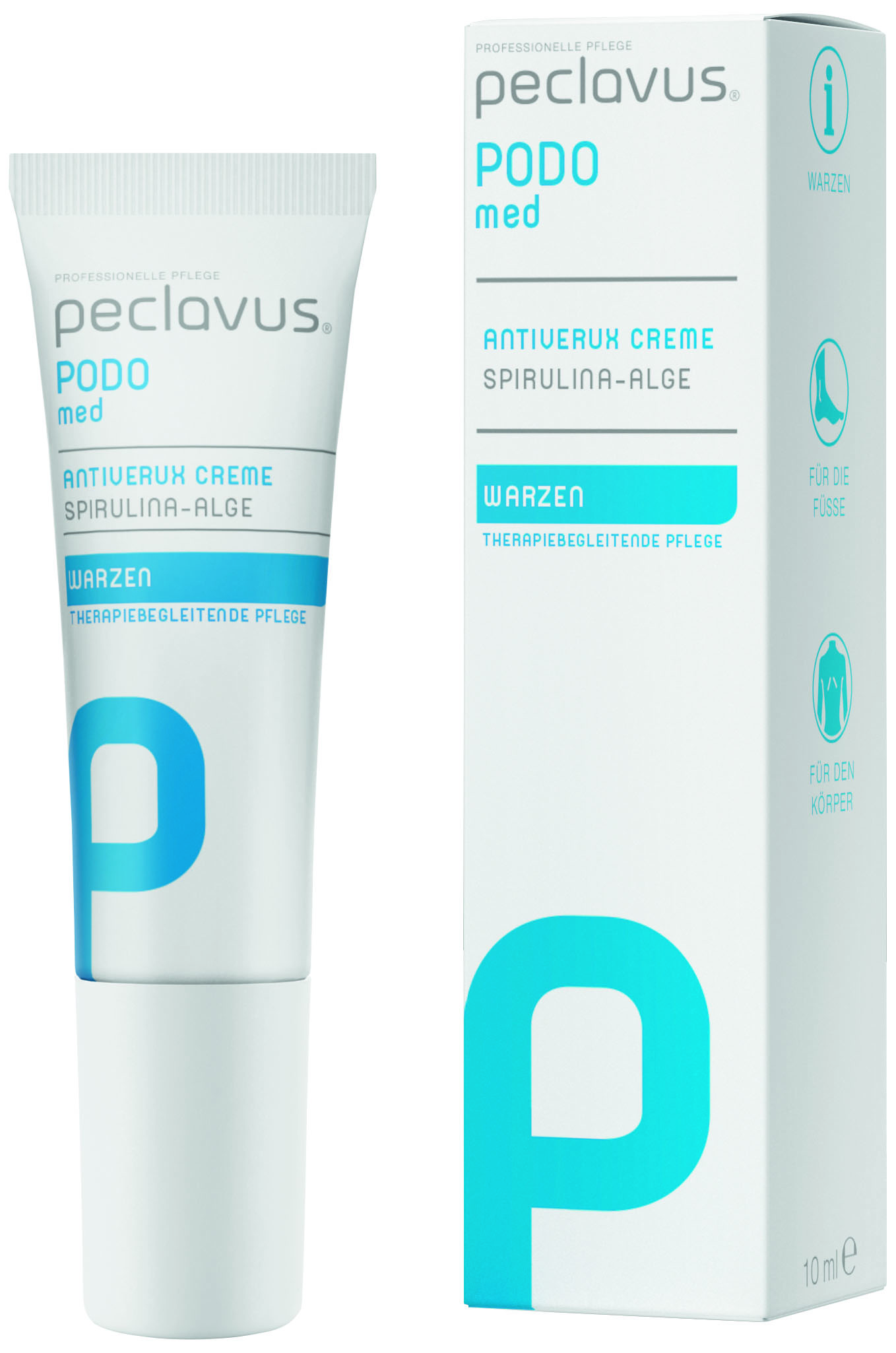 peclavus® PODOmed AntiVERUX creme 10 ml - 2