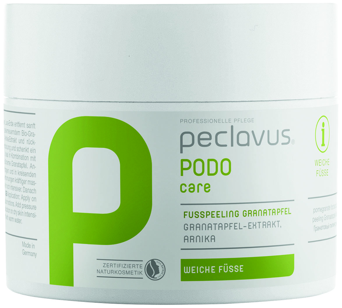 peclavus® PODOcare Fotpeeling Granatäpple 250 ml