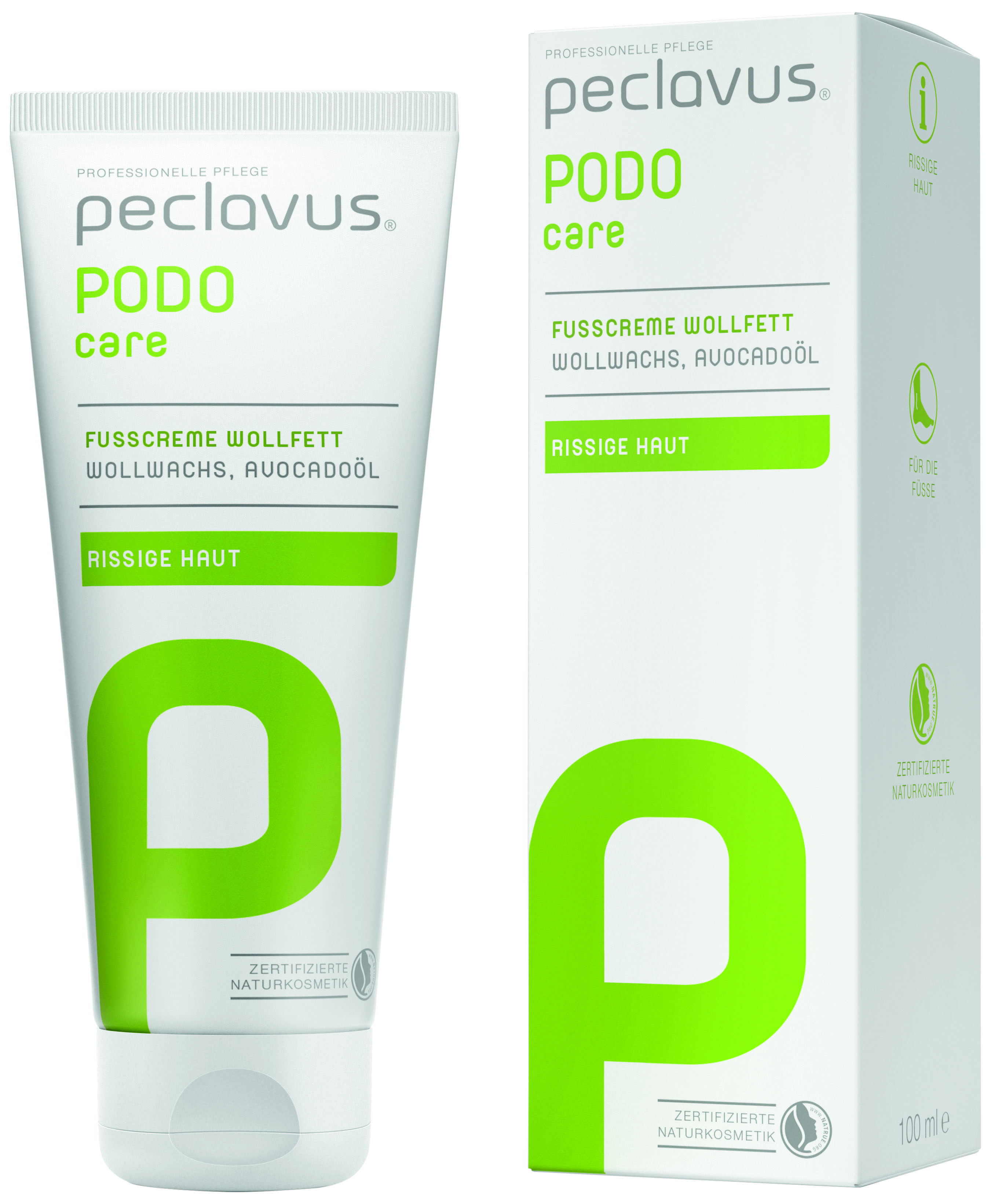 peclavus® PODOcare Fotcreme Ullfett 100 ml - 2
