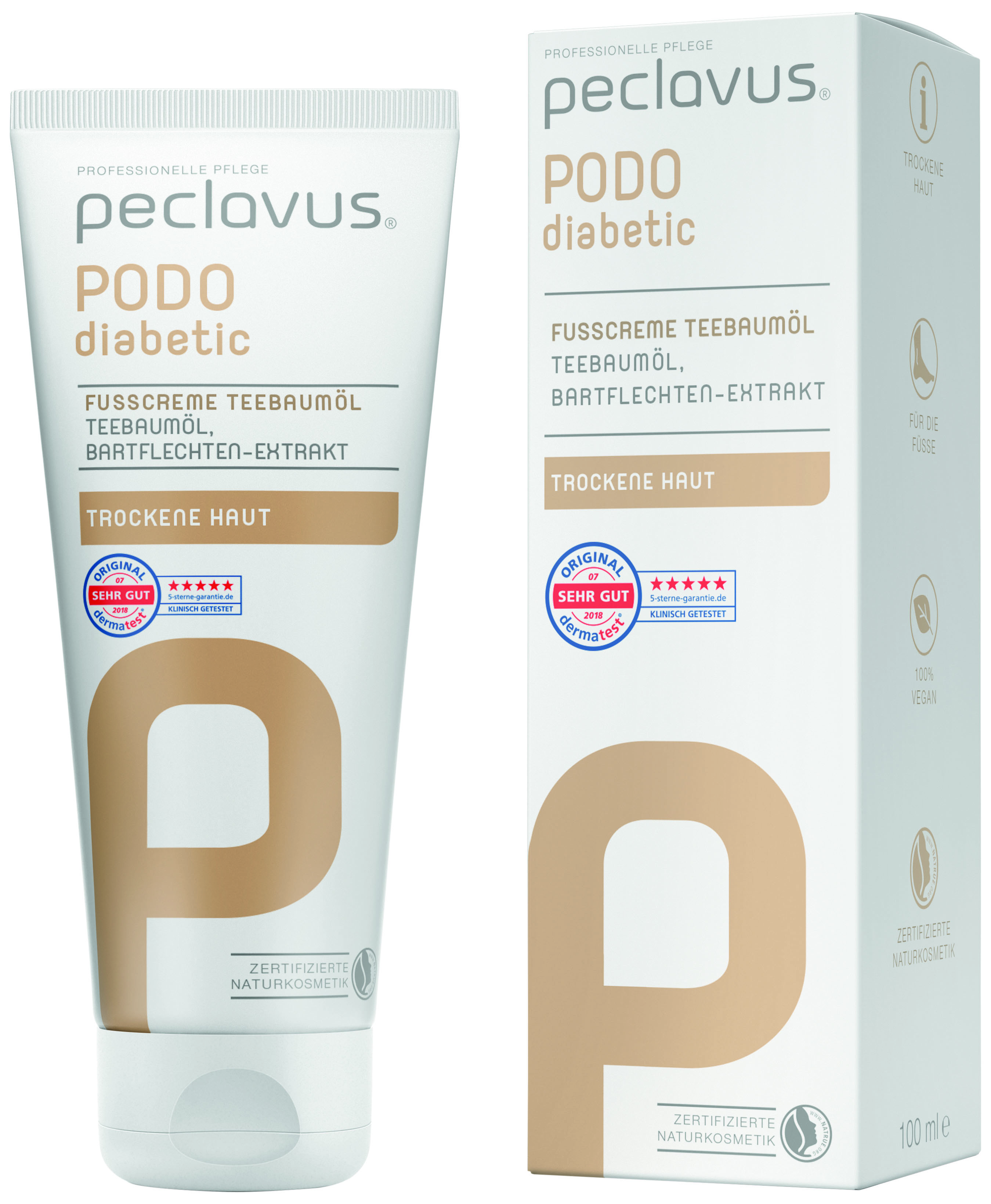 peclavus® PODOdiabetic Fotcreme Teträdsolja 100 ml - 2